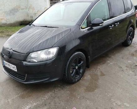 Черный Фольксваген Шаран, объемом двигателя 1.97 л и пробегом 288 тыс. км за 13800 $, фото 2 на Automoto.ua