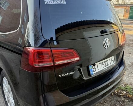 Черный Фольксваген Шаран, объемом двигателя 2 л и пробегом 432 тыс. км за 18300 $, фото 6 на Automoto.ua