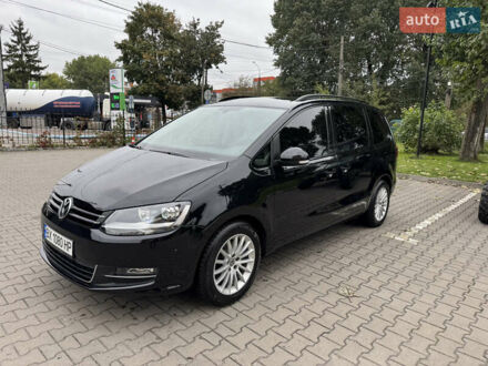 Черный Фольксваген Шаран, объемом двигателя 1.97 л и пробегом 236 тыс. км за 14500 $, фото 1 на Automoto.ua
