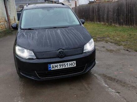 Черный Фольксваген Шаран, объемом двигателя 1.97 л и пробегом 288 тыс. км за 13800 $, фото 1 на Automoto.ua