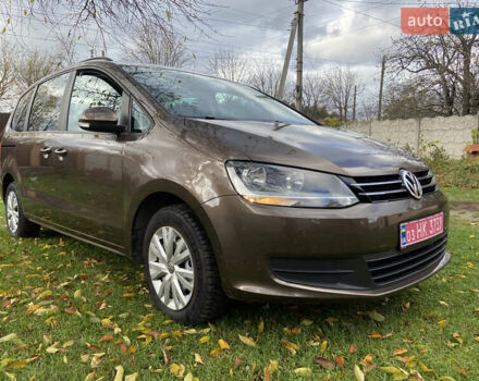 Коричневый Фольксваген Шаран, объемом двигателя 1.39 л и пробегом 198 тыс. км за 10800 $, фото 2 на Automoto.ua