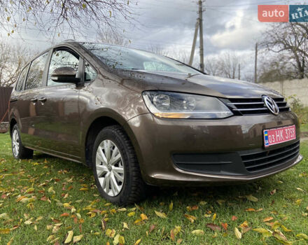 Коричневый Фольксваген Шаран, объемом двигателя 1.39 л и пробегом 198 тыс. км за 10800 $, фото 3 на Automoto.ua