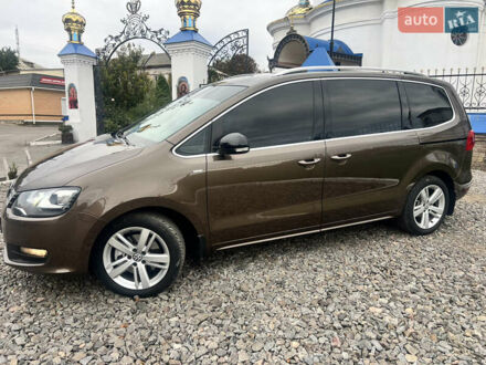 Коричневый Фольксваген Шаран, объемом двигателя 1.97 л и пробегом 322 тыс. км за 12400 $, фото 1 на Automoto.ua