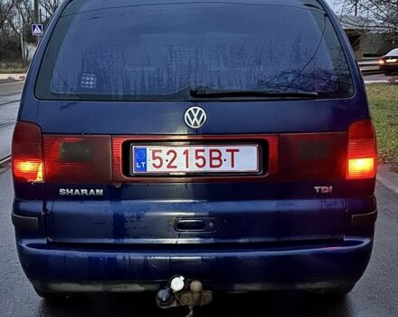 Синий Фольксваген Шаран, объемом двигателя 1.9 л и пробегом 460 тыс. км за 1599 $, фото 2 на Automoto.ua