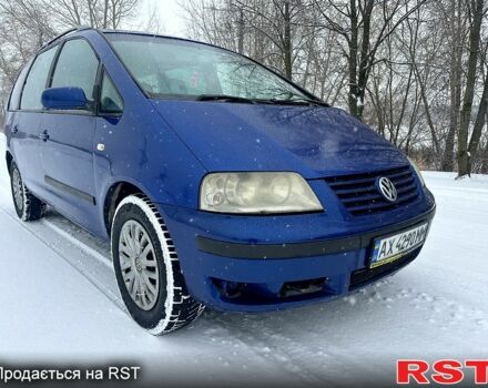 Синий Фольксваген Шаран, объемом двигателя 1.9 л и пробегом 40000 тыс. км за 2900 $, фото 1 на Automoto.ua