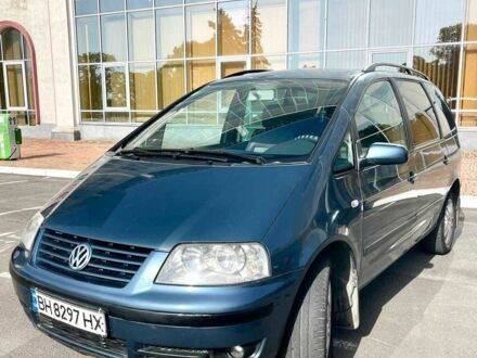 Фольксваген Шаран 2002 в Одессе на Automoto.ua Синий Фольксваген Шаран, объемом двигателя 1.8 л и пробегом 330 тыс. км за 4850 $, фото 1 на Automoto.ua