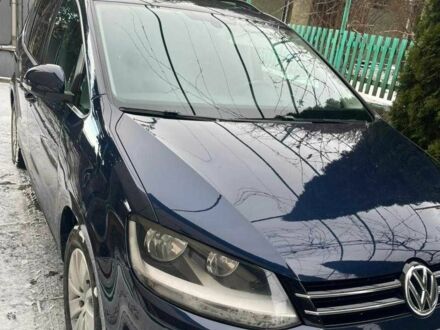 Синий Фольксваген Шаран, объемом двигателя 2 л и пробегом 233 тыс. км за 13950 $, фото 1 на Automoto.ua