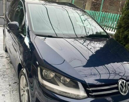 Синий Фольксваген Шаран, объемом двигателя 2 л и пробегом 233 тыс. км за 13950 $, фото 1 на Automoto.ua