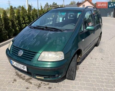 Фольксваген Шаран 2002 в Львове на Automoto.ua Зеленый Фольксваген Шаран, объемом двигателя 1.9 л и пробегом 320 тыс. км за 3000 $, фото 1 на Automoto.ua