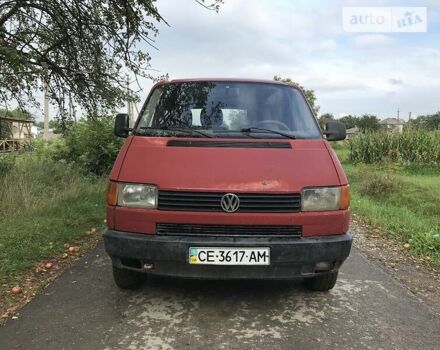 Червоний Фольксваген T4 (Transporter) пасс., об'ємом двигуна 1.9 л та пробігом 365 тис. км за 3200 $, фото 4 на Automoto.ua