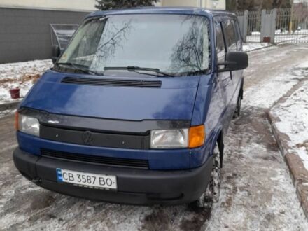 Синій Фольксваген T4 (Transporter) пасс., об'ємом двигуна 2.4 л та пробігом 660 тис. км за 3800 $, фото 1 на Automoto.ua