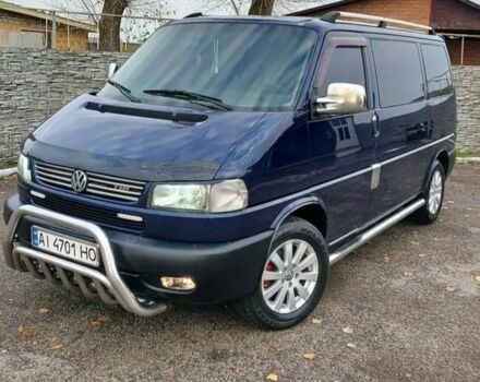 Синій Фольксваген T4 (Transporter) пасс., об'ємом двигуна 2.5 л та пробігом 292 тис. км за 2600 $, фото 1 на Automoto.ua