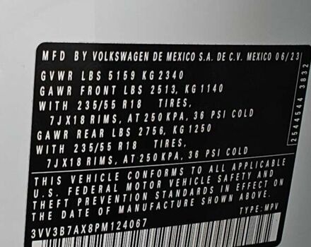 Белый Фольксваген Tiguan Allspace, объемом двигателя 1.98 л и пробегом 12 тыс. км за 29100 $, фото 21 на Automoto.ua