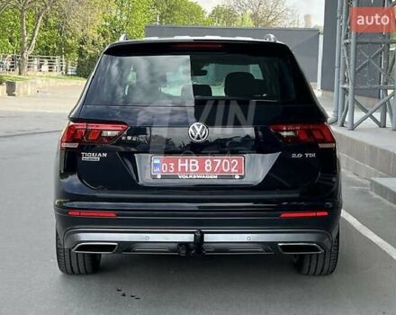 Черный Фольксваген Tiguan Allspace, объемом двигателя 1.97 л и пробегом 226 тыс. км за 22900 $, фото 3 на Automoto.ua