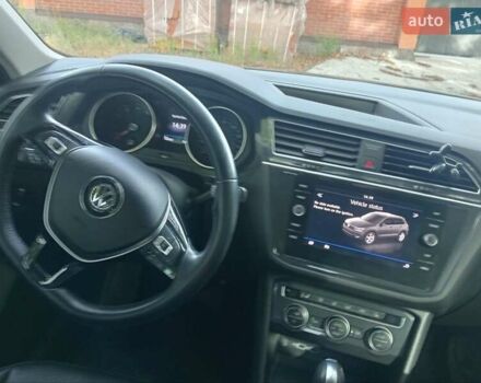 Черный Фольксваген Tiguan Allspace, объемом двигателя 2 л и пробегом 122 тыс. км за 19500 $, фото 1 на Automoto.ua
