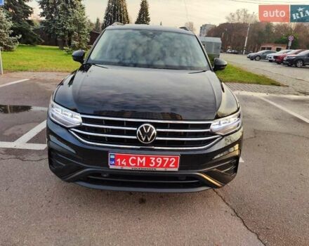 Черный Фольксваген Tiguan Allspace, объемом двигателя 2 л и пробегом 67 тыс. км за 23900 $, фото 1 на Automoto.ua