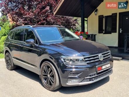 Черный Фольксваген Tiguan Allspace, объемом двигателя 2 л и пробегом 240 тыс. км за 23900 $, фото 1 на Automoto.ua