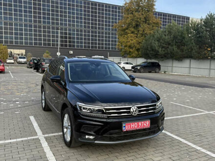 Черный Фольксваген Tiguan Allspace, объемом двигателя 2 л и пробегом 197 тыс. км за 29499 $, фото 1 на Automoto.ua