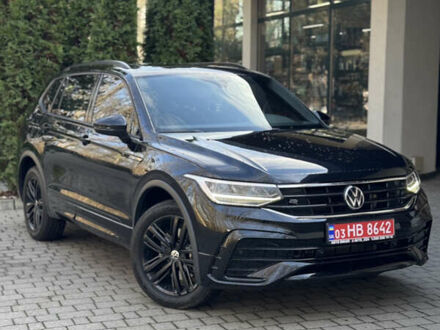 Черный Фольксваген Tiguan Allspace, объемом двигателя 2 л и пробегом 169 тыс. км за 25500 $, фото 1 на Automoto.ua
