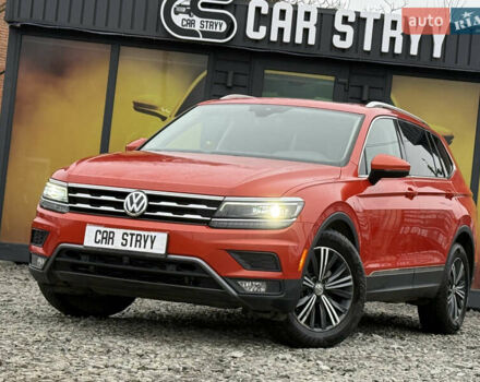 Червоний Фольксваген Tiguan Allspace, об'ємом двигуна 1.98 л та пробігом 136 тис. км за 17999 $, фото 12 на Automoto.ua