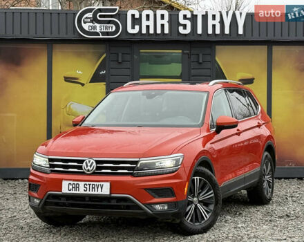 Червоний Фольксваген Tiguan Allspace, об'ємом двигуна 1.98 л та пробігом 136 тис. км за 17999 $, фото 1 на Automoto.ua