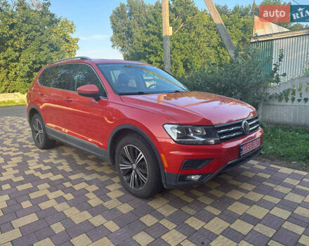 Червоний Фольксваген Tiguan Allspace, об'ємом двигуна 2 л та пробігом 133 тис. км за 18900 $, фото 1 на Automoto.ua