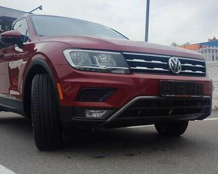 Красный Фольксваген Tiguan Allspace, объемом двигателя 1.98 л и пробегом 128 тыс. км за 23500 $, фото 12 на Automoto.ua