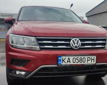 Красный Фольксваген Tiguan Allspace, объемом двигателя 1.98 л и пробегом 128 тыс. км за 23500 $, фото 45 на Automoto.ua