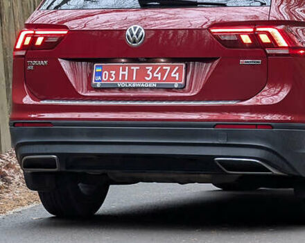 Червоний Фольксваген Tiguan Allspace, об'ємом двигуна 2 л та пробігом 198 тис. км за 16499 $, фото 9 на Automoto.ua