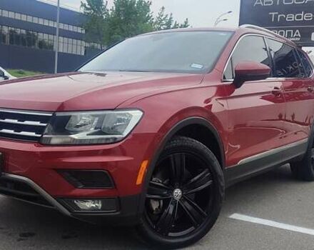 Красный Фольксваген Tiguan Allspace, объемом двигателя 1.98 л и пробегом 128 тыс. км за 23500 $, фото 1 на Automoto.ua