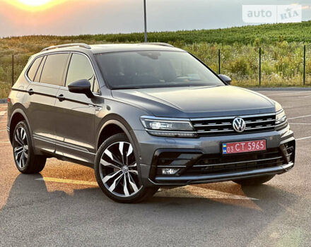 Серый Фольксваген Tiguan Allspace, объемом двигателя 2 л и пробегом 91 тыс. км за 36999 $, фото 107 на Automoto.ua