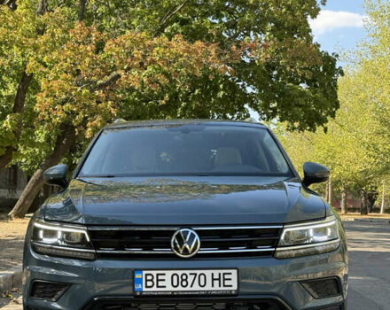 Серый Фольксваген Tiguan Allspace, объемом двигателя 2 л и пробегом 79 тыс. км за 23800 $, фото 22 на Automoto.ua