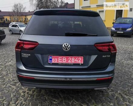 Сірий Фольксваген Tiguan Allspace, об'ємом двигуна 2 л та пробігом 195 тис. км за 28700 $, фото 5 на Automoto.ua