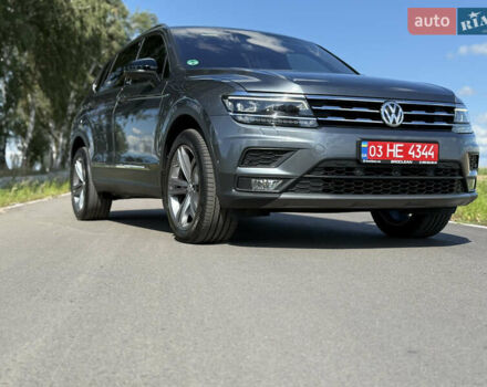 Сірий Фольксваген Tiguan Allspace, об'ємом двигуна 2 л та пробігом 189 тис. км за 27950 $, фото 12 на Automoto.ua