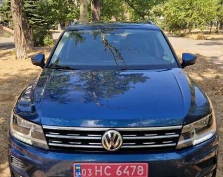 Синий Фольксваген Tiguan Allspace, объемом двигателя 2 л и пробегом 195 тыс. км за 18000 $, фото 4 на Automoto.ua