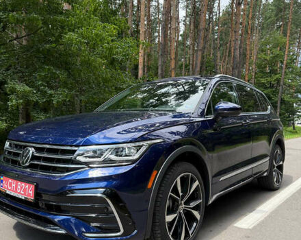 Синій Фольксваген Tiguan Allspace, об'ємом двигуна 1.97 л та пробігом 7 тис. км за 45000 $, фото 2 на Automoto.ua