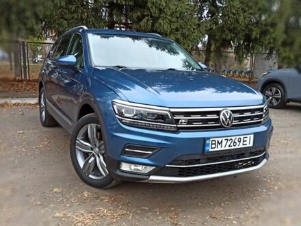 Синій Фольксваген Tiguan Allspace, об'ємом двигуна 2 л та пробігом 108 тис. км за 21900 $, фото 1 на Automoto.ua