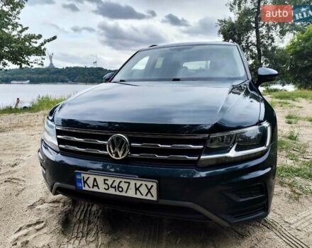 Зеленый Фольксваген Tiguan Allspace, объемом двигателя 1.98 л и пробегом 96 тыс. км за 21300 $, фото 2 на Automoto.ua