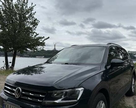 Зеленый Фольксваген Tiguan Allspace, объемом двигателя 1.98 л и пробегом 96 тыс. км за 21300 $, фото 1 на Automoto.ua