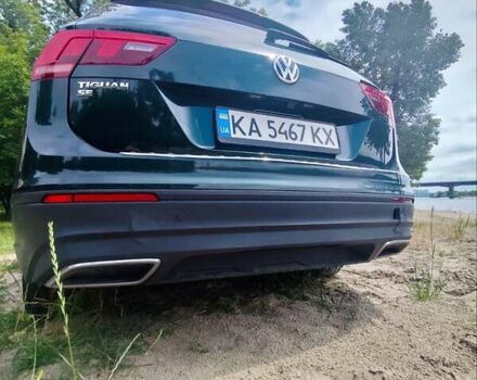 Зеленый Фольксваген Tiguan Allspace, объемом двигателя 1.98 л и пробегом 96 тыс. км за 21300 $, фото 9 на Automoto.ua