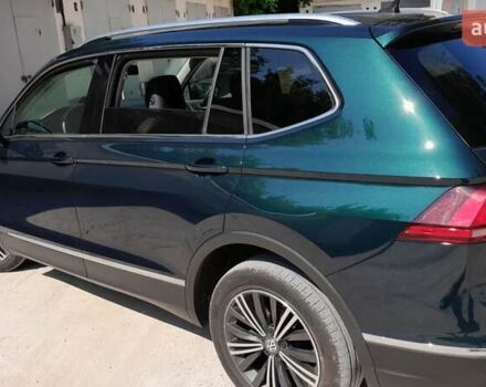 Зеленый Фольксваген Tiguan Allspace, объемом двигателя 1.98 л и пробегом 123 тыс. км за 21800 $, фото 2 на Automoto.ua