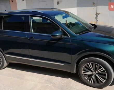 Зеленый Фольксваген Tiguan Allspace, объемом двигателя 1.98 л и пробегом 123 тыс. км за 21800 $, фото 4 на Automoto.ua