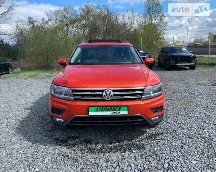 Помаранчевий Фольксваген Tiguan Allspace, об'ємом двигуна 1.98 л та пробігом 78 тис. км за 17850 $, фото 2 на Automoto.ua