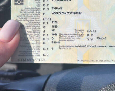 Белый Фольксваген Тигуан, объемом двигателя 1.97 л и пробегом 205 тыс. км за 14900 $, фото 12 на Automoto.ua