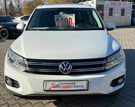 Белый Фольксваген Тигуан, объемом двигателя 2 л и пробегом 162 тыс. км за 12999 $, фото 1 на Automoto.ua