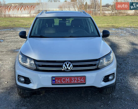 Белый Фольксваген Тигуан, объемом двигателя 2 л и пробегом 167 тыс. км за 14400 $, фото 1 на Automoto.ua