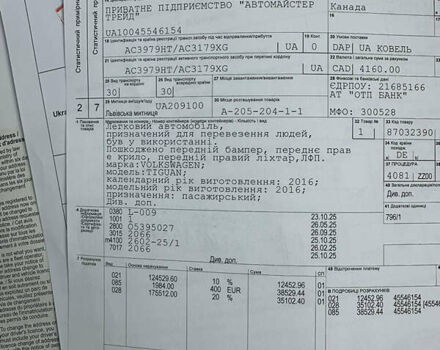 Білий Фольксваген Тігуан, об'ємом двигуна 2 л та пробігом 191 тис. км за 13500 $, фото 46 на Automoto.ua