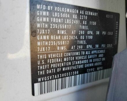 Білий Фольксваген Тігуан, об'ємом двигуна 2 л та пробігом 130 тис. км за 2900 $, фото 11 на Automoto.ua