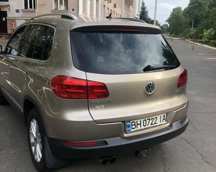 Бежевый Фольксваген Тигуан, объемом двигателя 2 л и пробегом 186 тыс. км за 16000 $, фото 4 на Automoto.ua