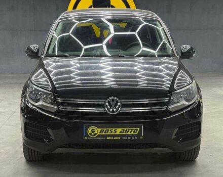 Черный Фольксваген Тигуан, объемом двигателя 2 л и пробегом 186 тыс. км за 12300 $, фото 1 на Automoto.ua